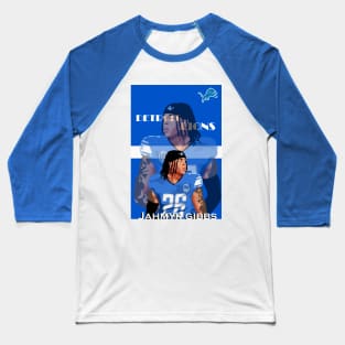 Jahmyr Gibbs Detroit Lions Baseball T-Shirt